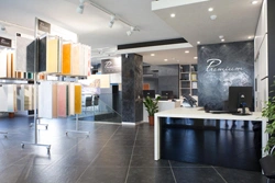Освещение салона декоративных материалов PREMIUM decor. Минск.