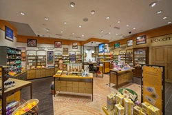 Освещение магазина косметики Loccitane. Москва.
