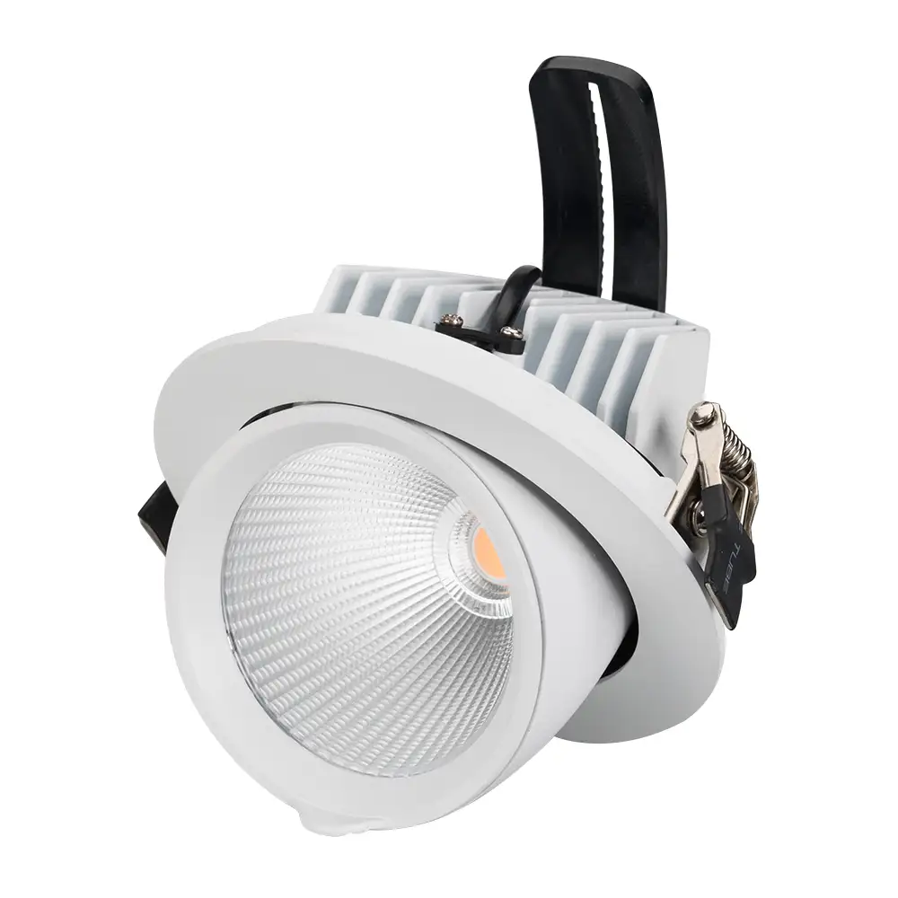 LTD-EXPLORER-R130 Светильник встраиваемый LED 20W 4000K 1600-1800lm 38° Ra>90, металл white, D129(12