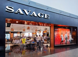 Освещение магазина SAVAGE. Москва.