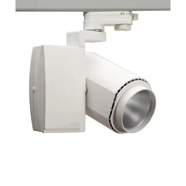 Bluster Светильник шинный LED 26W warm white 1900lm 30° 630mA, металл white, D100mm H230mm W185mm