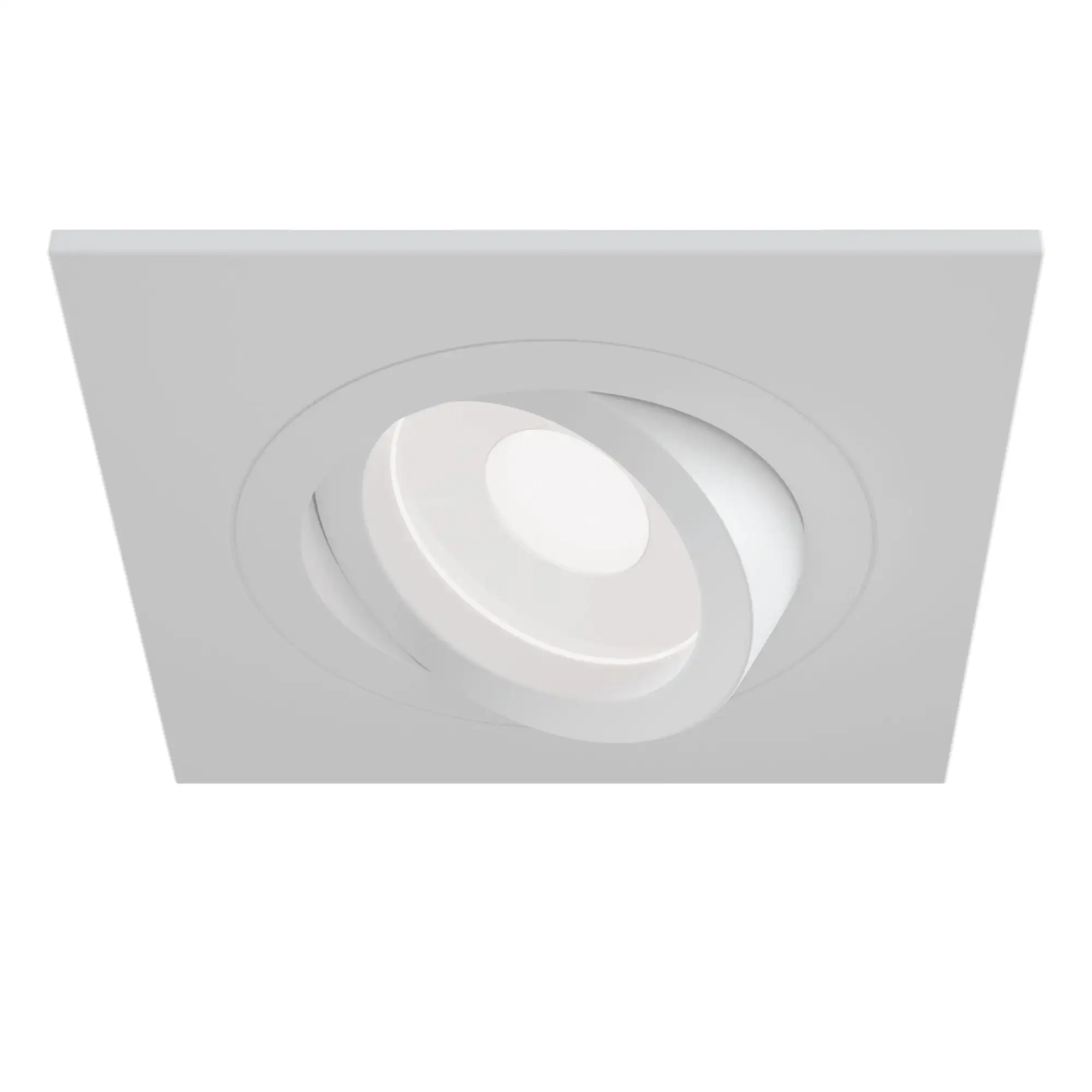 Atom Светильник встраиваемый 1xGu10 max50W, металл white, L92mm W92mm H25mm, Maytoni