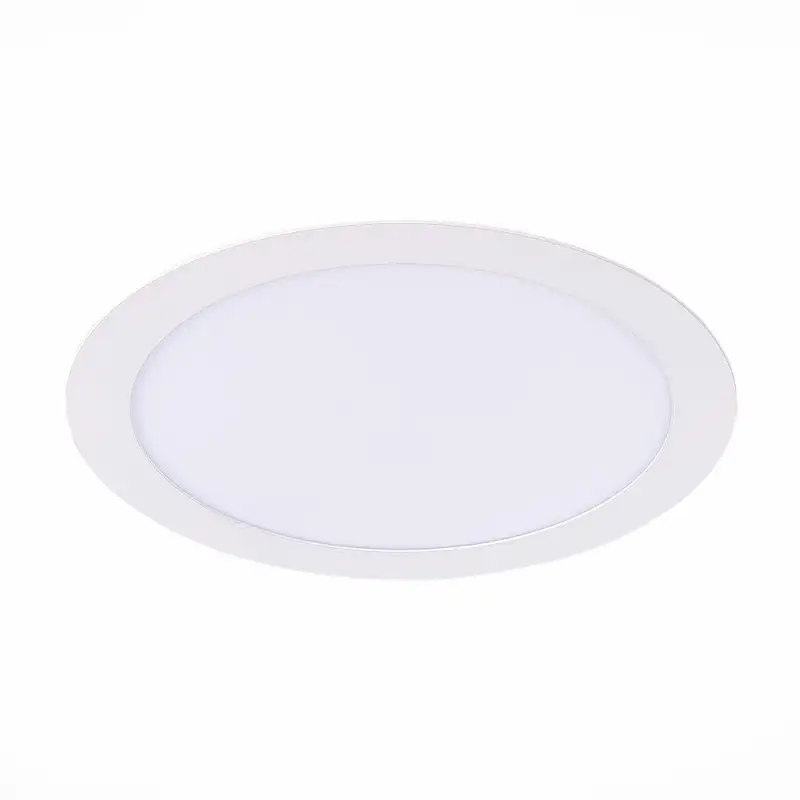 Светильник встраиваемый LED 18W 3000K 1296lm 110°, металл white, D225mm H8mm, ST Luce