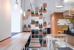 Освещение бистро Fjord seafood bistro. Санкт-Петербург.