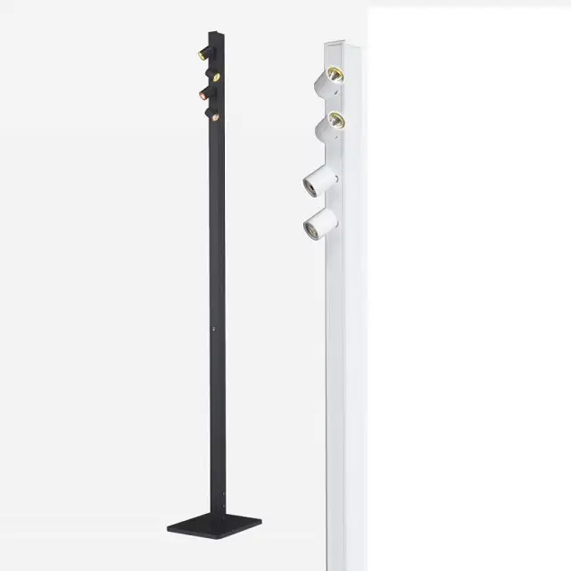 ACCADEMIA Светильник напольный LED 4x9W 4400lm 3000K Ra85, металл matt white, W260mm L340mm H2200mm,