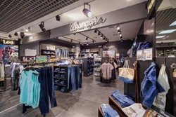 Освещение магазина Wrangler. BUTIK.RU. Москва.