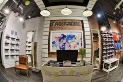 Освещение магазина FAB STORE CONVERSE. Санкт-Петербург