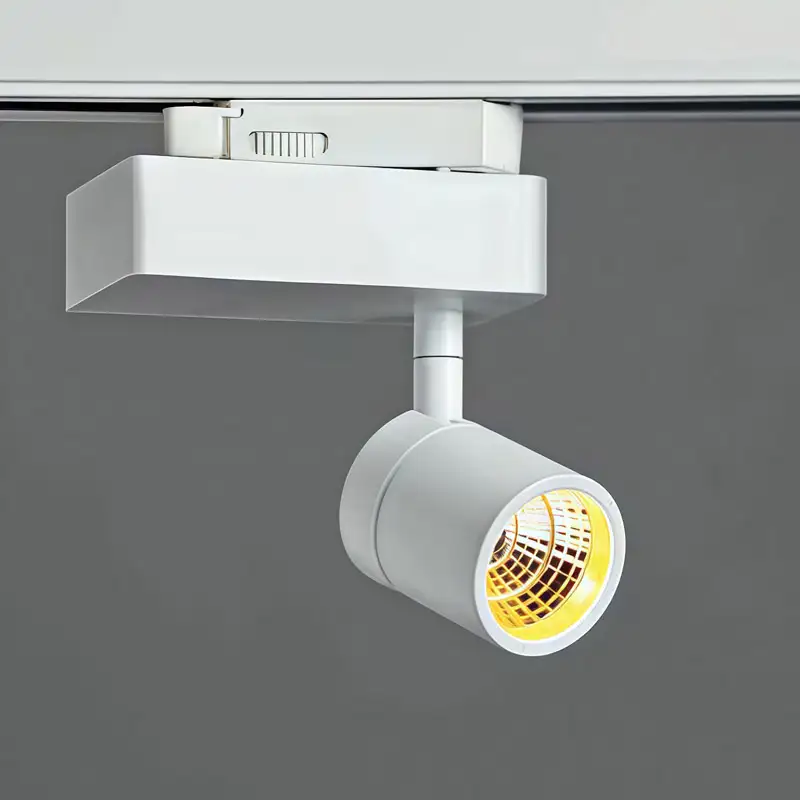 PLURIEL Светильник шинный LED 9W 3000K 1100lm CRI85, металл matt white, H90mm W120mm D40mm, Exenia