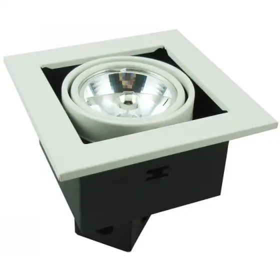 Cardani Светильник встраиваемый 1x50W Gu5.3, металл white, L145mm W145mm H120mm, ARTE Lamp