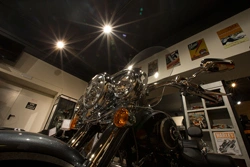 Освещение салона мотоциклов Harley Davidson. Санкт-Петербург.
