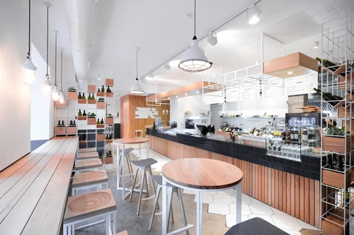 Освещение Освещение бистро Fjord seafood bistro. Санкт-Петербург. - фото 1
