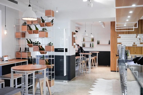 Освещение Освещение бистро Fjord seafood bistro. Санкт-Петербург. - фото 2