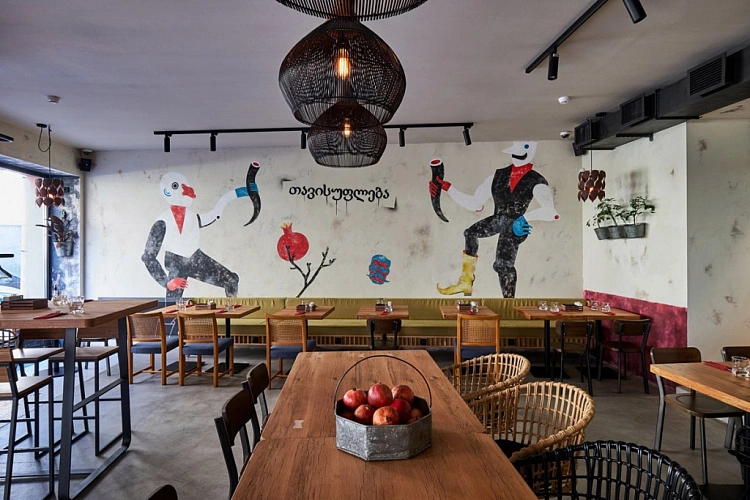 Сеть бистро «Каха бар» - освещение рис.2