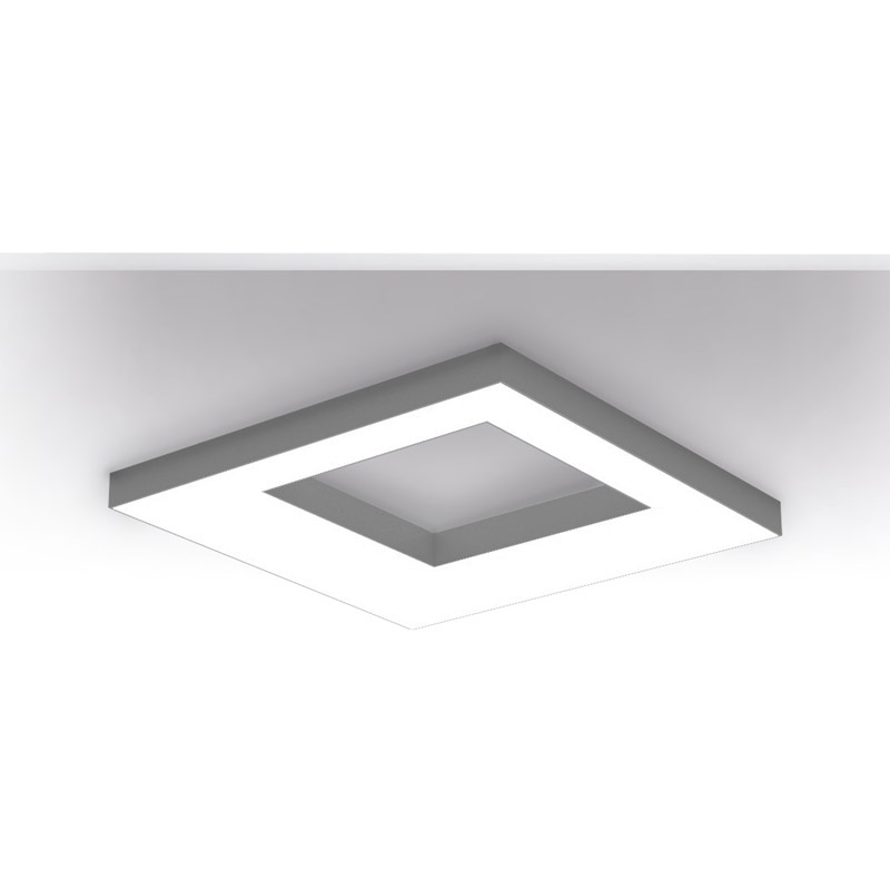 LED светильник накладной квадрат
