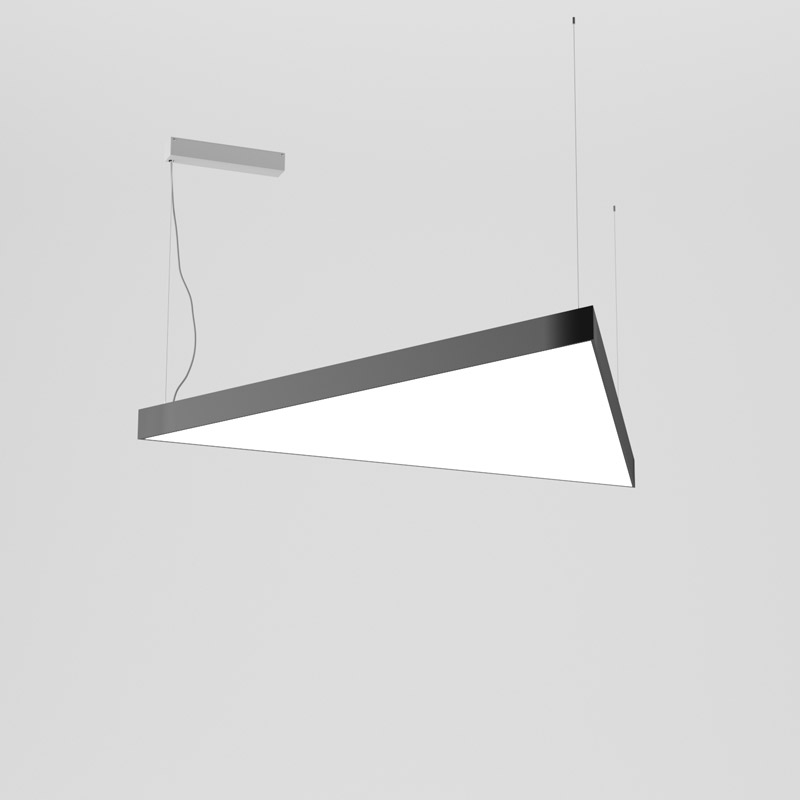 LED светильник подвесной треугольник (сплошная засветка)