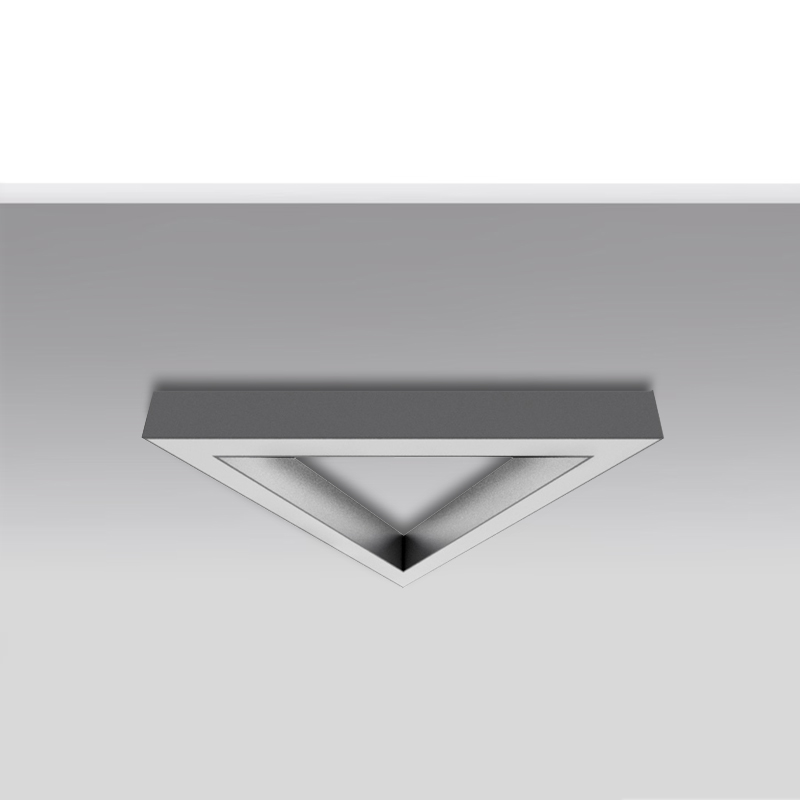 LED Светильник накладной треугольник