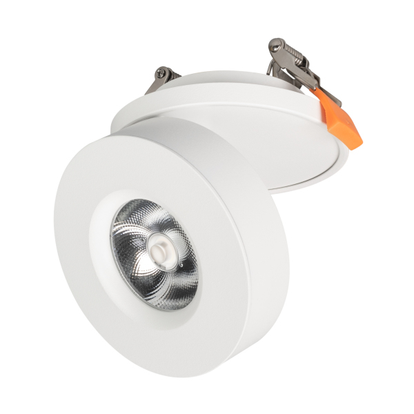 LGD-MONA-BUILT-R100 светильник встр. поворотный откидной,  12 W LED, white, 3000K, D100mm, H45mm