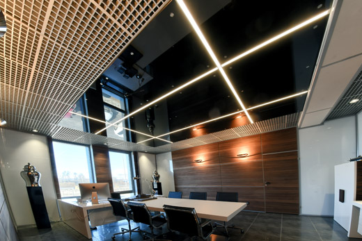 индивидуальные светотехнические решения - освещение офисного здания