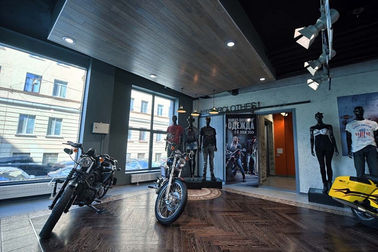 Салоны мотоциклов Harley Davidson - освещение рис.2