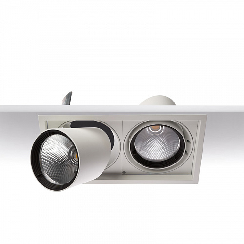ART-1713 LED светильник встраиваемый выдвижной двойной Downlight   -  Встраиваемые светильники 