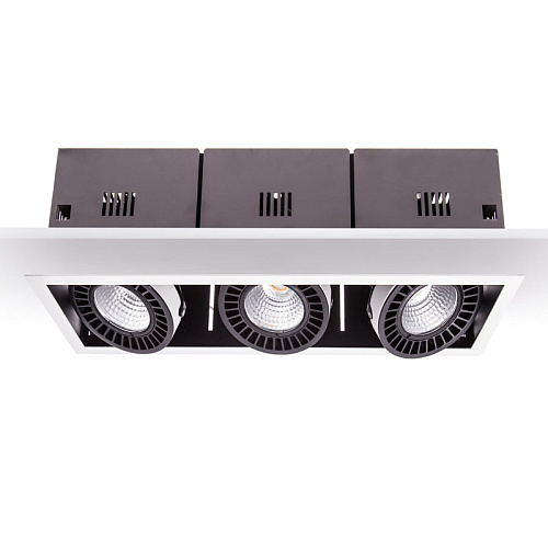 ART-E-174 х3 LED Светильник встраиваемый карданный Downlight   -  Встраиваемые светильники 