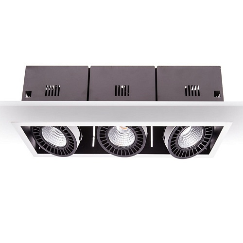 ART-E-174 х3 LED Светильник встраиваемый карданный Downlight   -  Встраиваемые светильники 