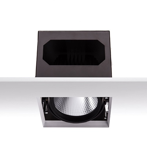ART-E-186 F LED светильник встраиваемый карданный безрамочный Downlight   -  Встраиваемые светильники 