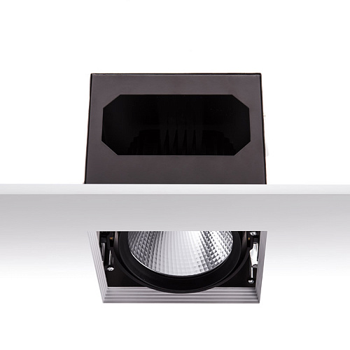 ART-E-186 F LED светильник встраиваемый карданный безрамочный Downlight   -  Встраиваемые светильники 