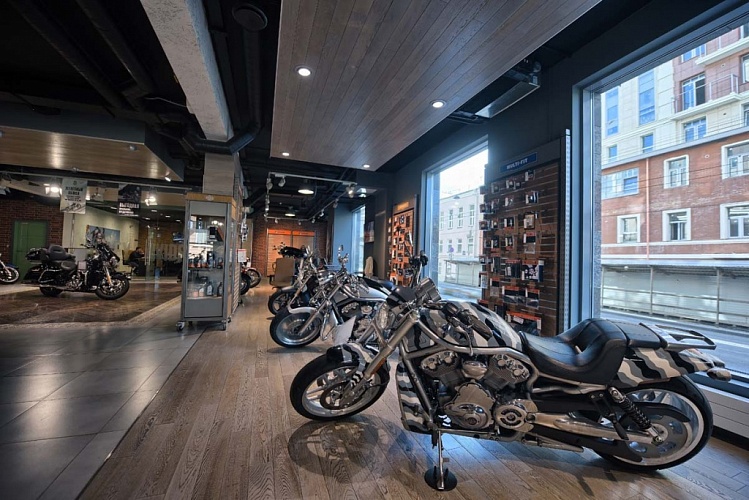 Салоны мотоциклов Harley Davidson - освещение рис.3